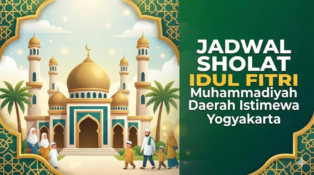 Jadwal Shalat Idulfitri 2026 Muhammadiyah DIY di 1.374 Titik