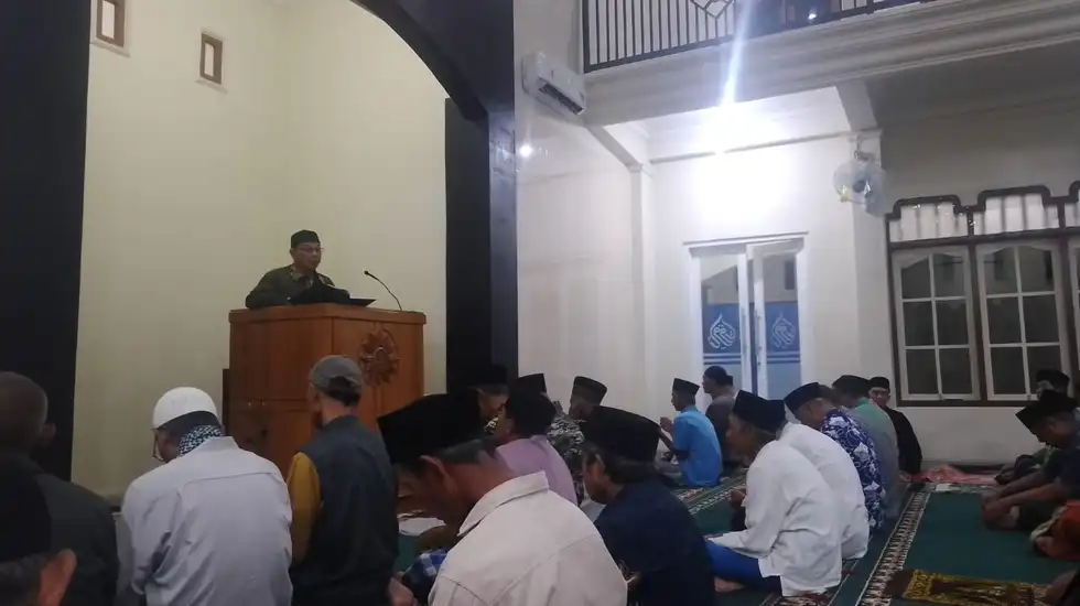 Kajian Nashaihul Ibad di Masjid Al-Falah Pusdamu Jalen Bahas Empat Perkara