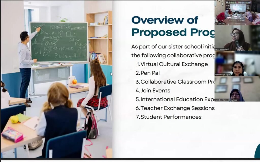 Perkuat Profil Pelajar Global, SD Mumtaz Jalin Kerja Sama Internasional dengan Sekolah Thailand