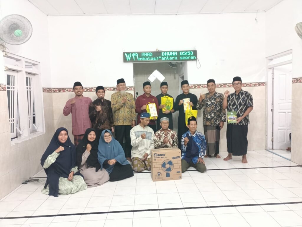 Mengikuti Penjemputan Tim Safari Dakwah Ramadan di Masjid An Nur PRM Wringinanom Gresik