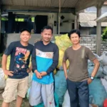 Pemuda Pelangwot Kumpulkan 1 Ton Sampah untuk Pendidikan saat Lebaran
