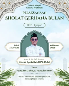Pesan Spiritual di Balik Salat Gerhana PCPM Cerme