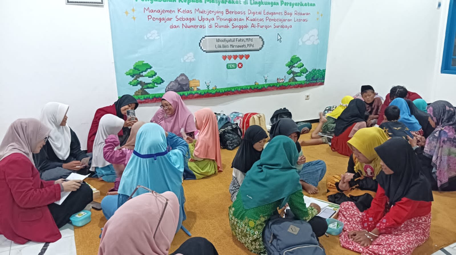 Ramadan Smart Kids: Dosen UMSURA Dampingi Anak Prasejahtera Belajar Literasi–Numerasi Lewat Edugames
