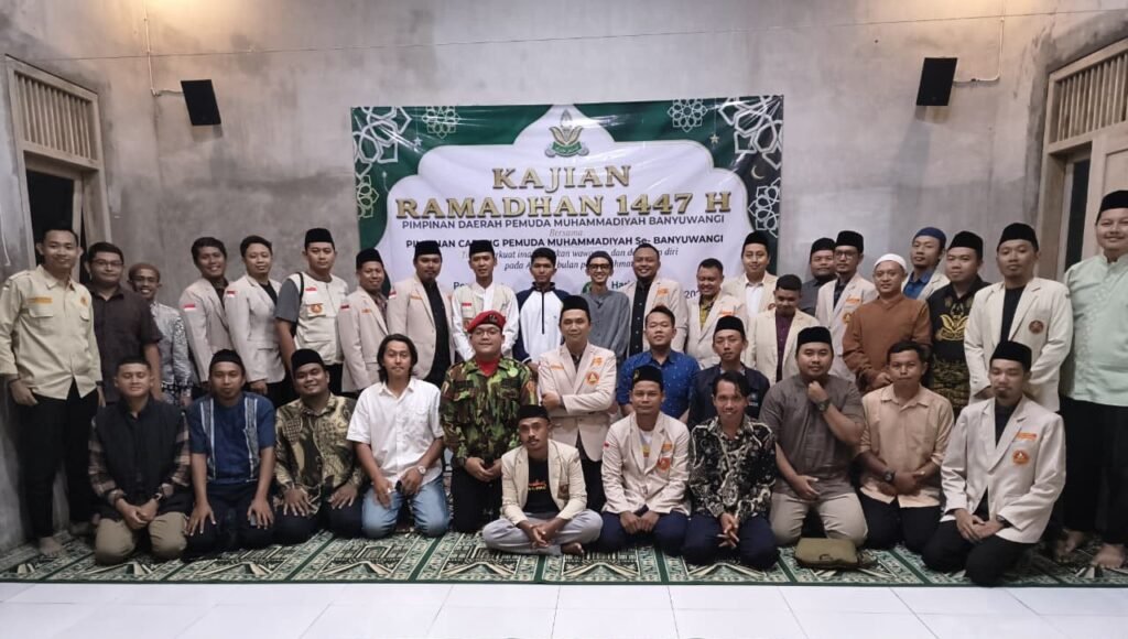 Dari Musholla At-Taubah, Pemuda Muhammadiyah Banyuwangi Gaungkan Penguatan Iman di Ramadan 1447 H