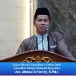 Ramadan sebagai Madrasah Kejujuran, Pesan Ahmad Al Farizi dalam Kajian Qiyamu Ramadan di Masjid An-Nur PDM Sidoarjo