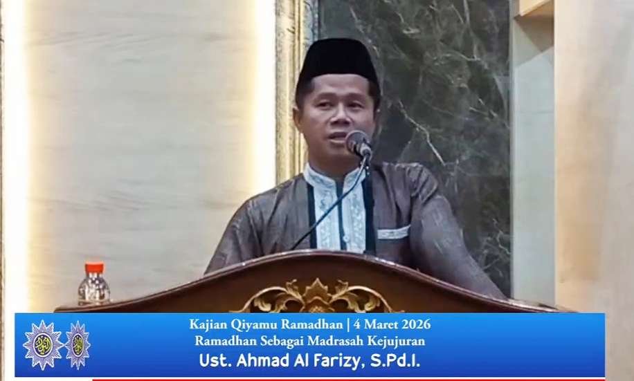 Ramadan sebagai Madrasah Kejujuran, Pesan Ahmad Al Farizi dalam Kajian Qiyamu Ramadan di Masjid An-Nur PDM Sidoarjo