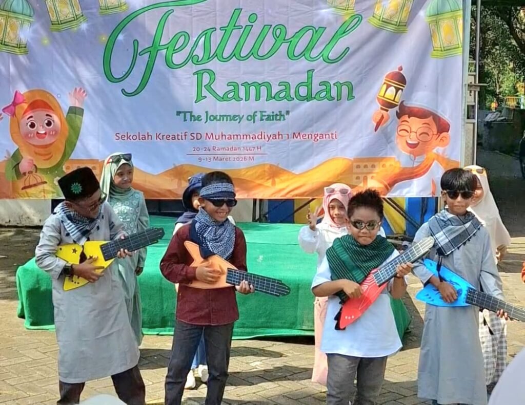 Festival Ramadan, Siswa Sekolah Kreatif Menganti Tampil Totalitas dan Menggemaskan