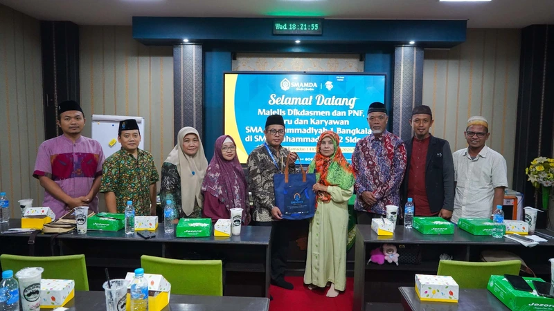 SMA Muhammadiyah 1 Bangkalan Kunjungi Smamda Sidoarjo, Perkuat Sinergi Majukan Sekolah