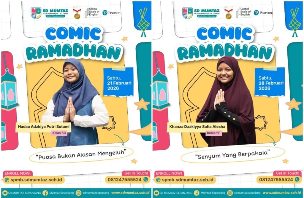 Komikus Cilik SD Mumtaz Hadirkan Komik Ramadan yang Seru dan Edukatif