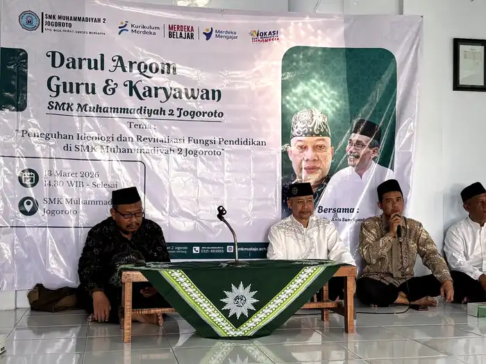 SMK Muhammadiyah 2 Jogoroto Gelar Darul Arqam Guru dan Karyawan, Sekaligus Luncurkan Produk Bakeri “Mudahlia”