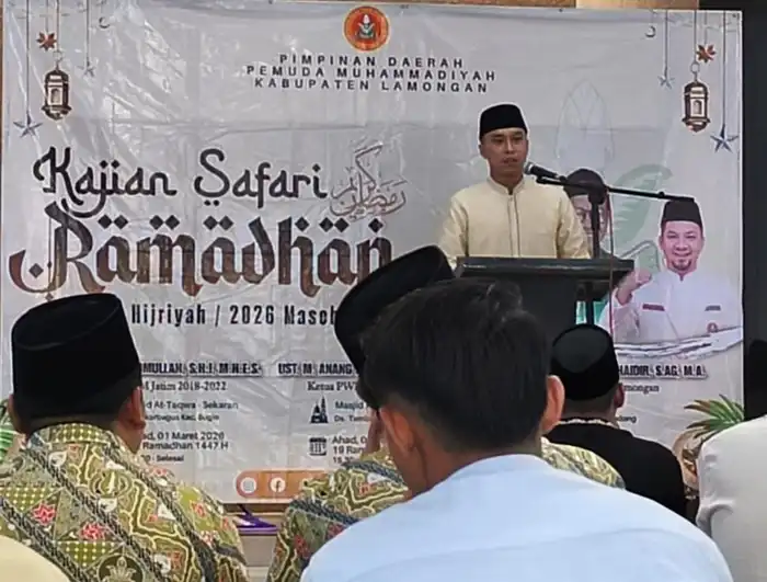 Safari Ramadan PDPM Lamongan di Brondong, Wabup Dirham Puji Kekompakan Warga Muhammadiyah Lembor