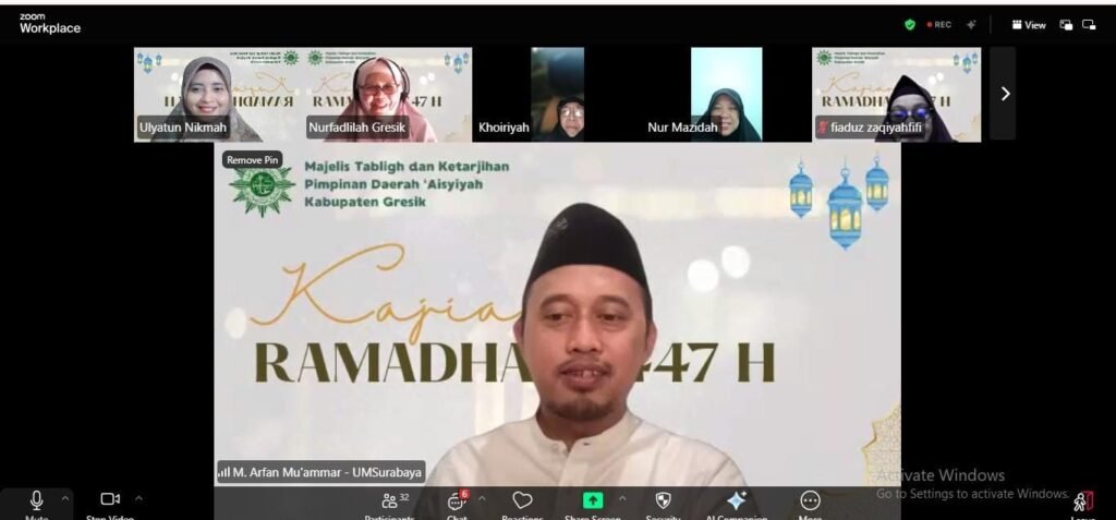 Kajian Ramadan PDA Gresik Bahas Strategi Mempertahankan Silaturrahim di Era Digital