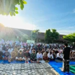 Semangat Kemenangan Tak Surut, PRM Sukoharjo Gelar Salat Idulfitri Khusyuk di Lapangan SDN 1