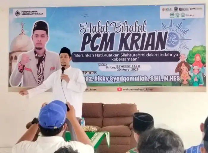 Partisipasi Aktif PCA Krian dalam Halal Bihalal PCM Krian Pererat Ukhuwah