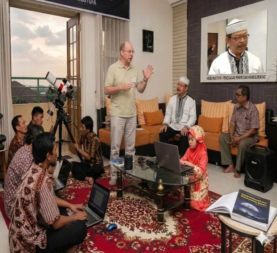 Cahaya Terakhir Sang Pemburu Hilal: Mengenang Agus Mustofa dan Lensa Persatuan Umat