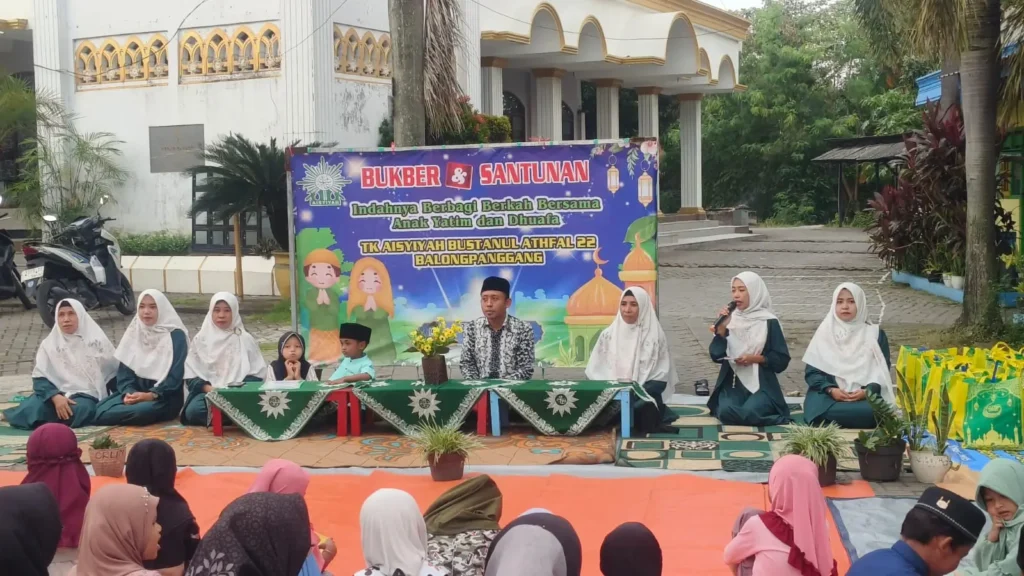 Ajarkan Kepedulian Sejak Dini, TK ABA 22 Balongpangpang Berbagi dengan Anak Yatim dan Dhuafa