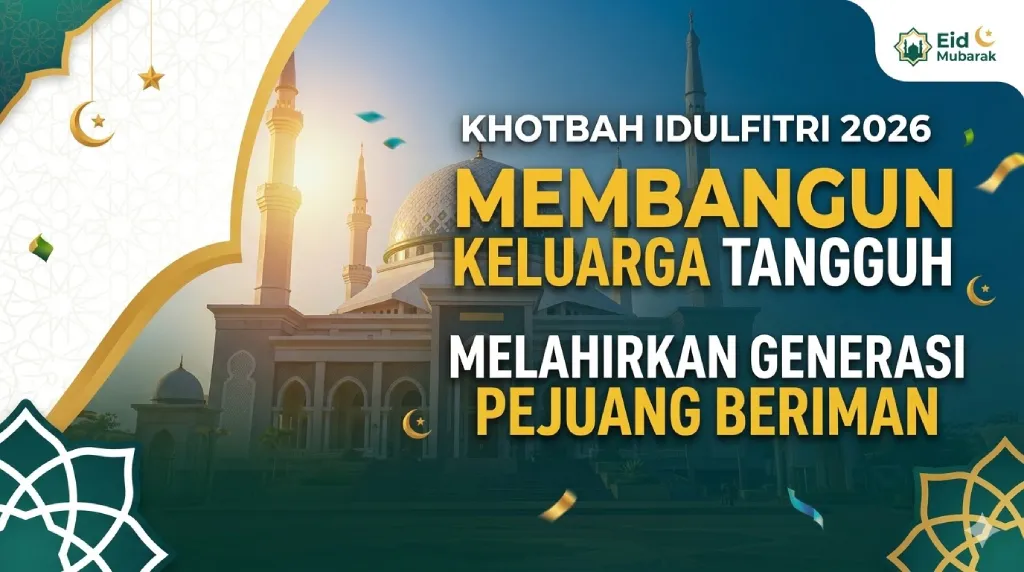 Khotbah Idulfitri 2026: Membangun Keluarga Tangguh Melahirkan Generasi Pejuang Beriman