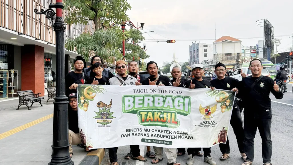 BikersMu Ngawi Warnai Ramadan dengan Aksi Kemanusiaan