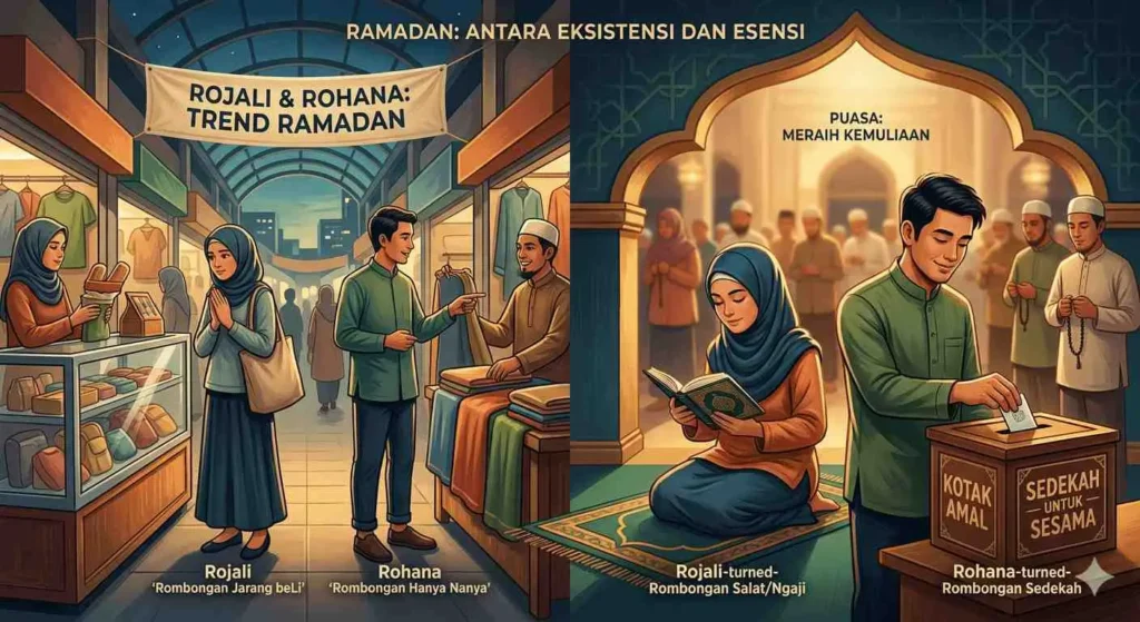 Ramadan dan Fenomena “Rojali-Rohana”