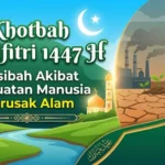 Khotbah Idulfitri 1447 H: Musibah Akibat Perbuatan Manusia Merusak Alam