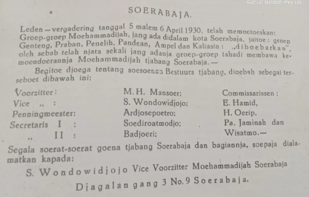 Misteri Penyebab KH Mas Mansur Bubarkan 6 Ranting Muhammadiyah