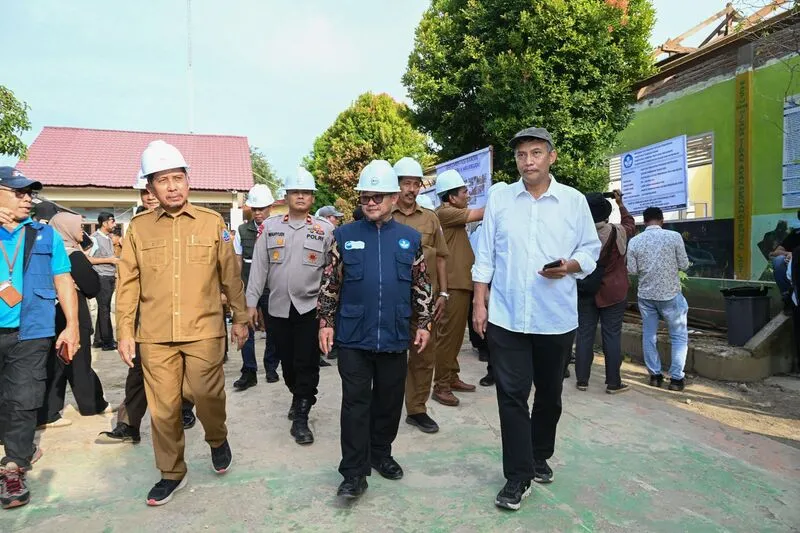 Mendikdasmen Tinjau Program Revitalisasi Sekolah 2026 di Pidie Jaya Aceh Senilai Rp86,7 Miliar