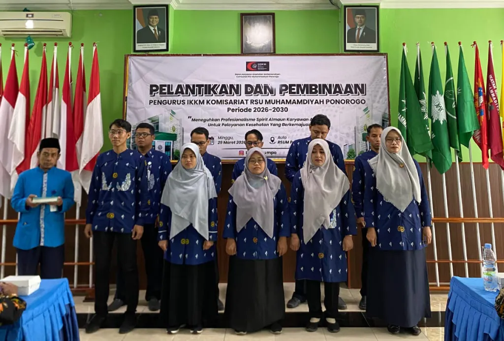 Pelantikan IKKM RSUMP, Siap Perkuat Profesionalisme dan Layanan Kesehatan