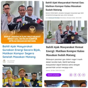 Matikan Kompor setelah Masakan Matang: Pencerahan yang Terlambat Ribuan Tahun
