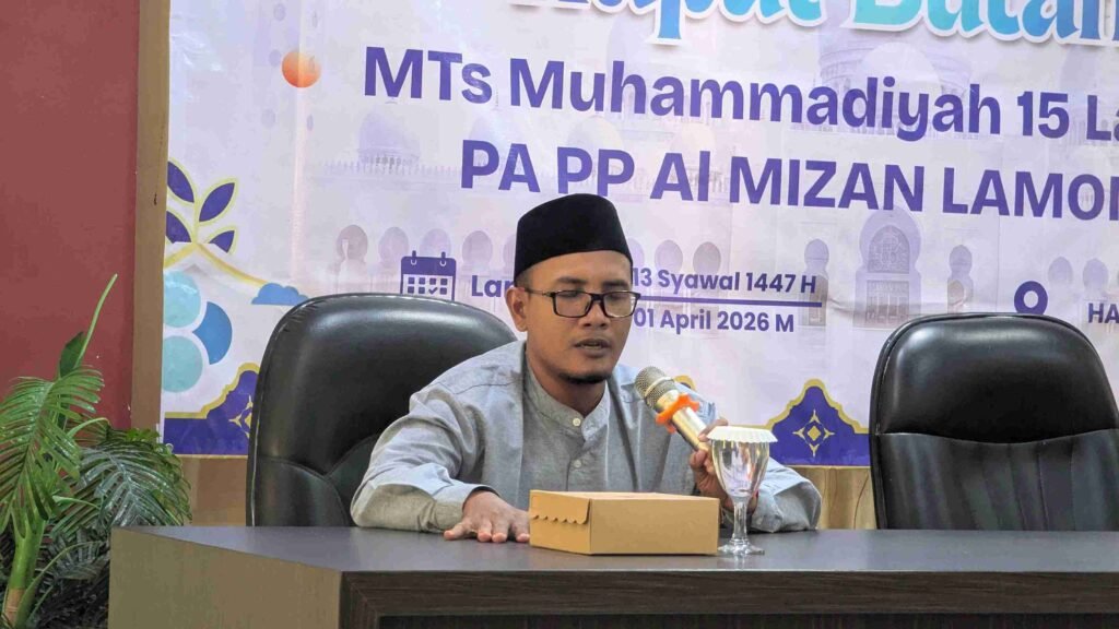 Makna Idul Fitri: Dari Fitrah Menuju Jannah, Pesan Kajian Iftitah di Halalbihalal MTs Mulimas Al Mizan Lamongan