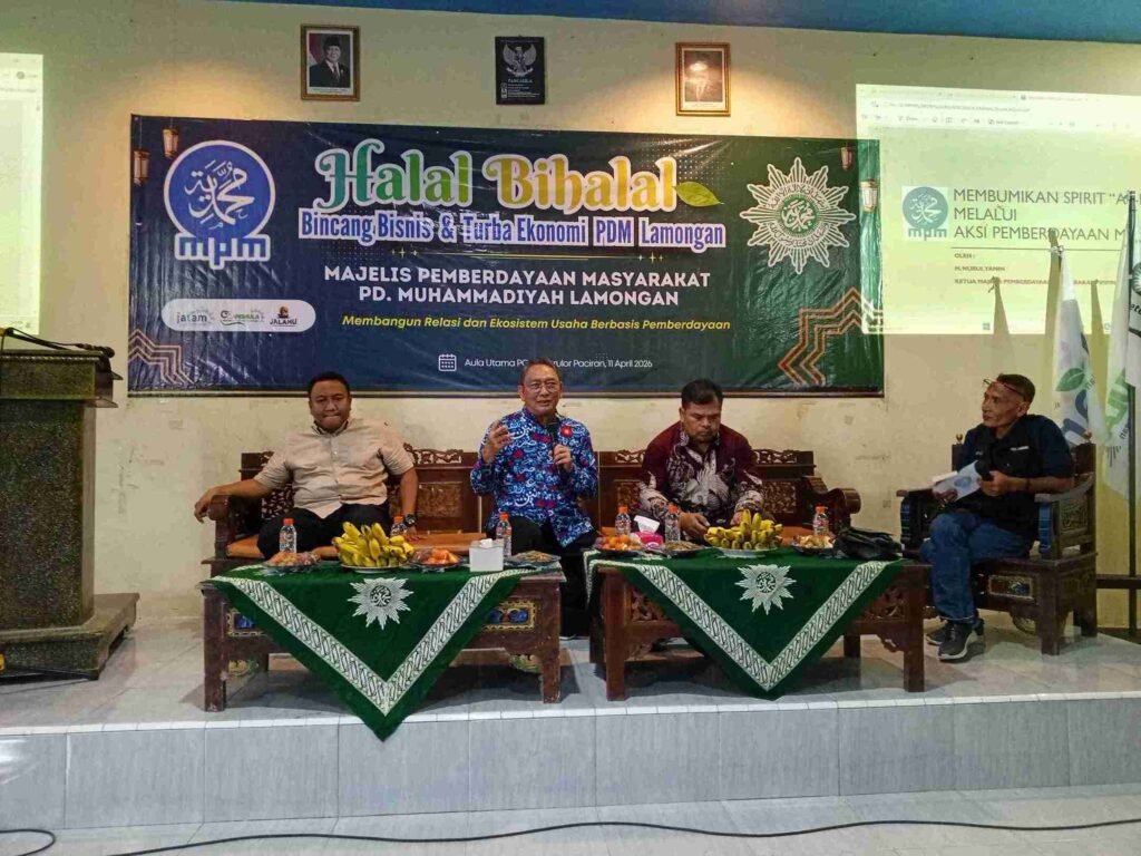 Halalbihalal MPM PDM Lamongan Hadirkan Pembicara Nasional, Perkuat Ekosistem Usaha Berbasis Pemberdayaan