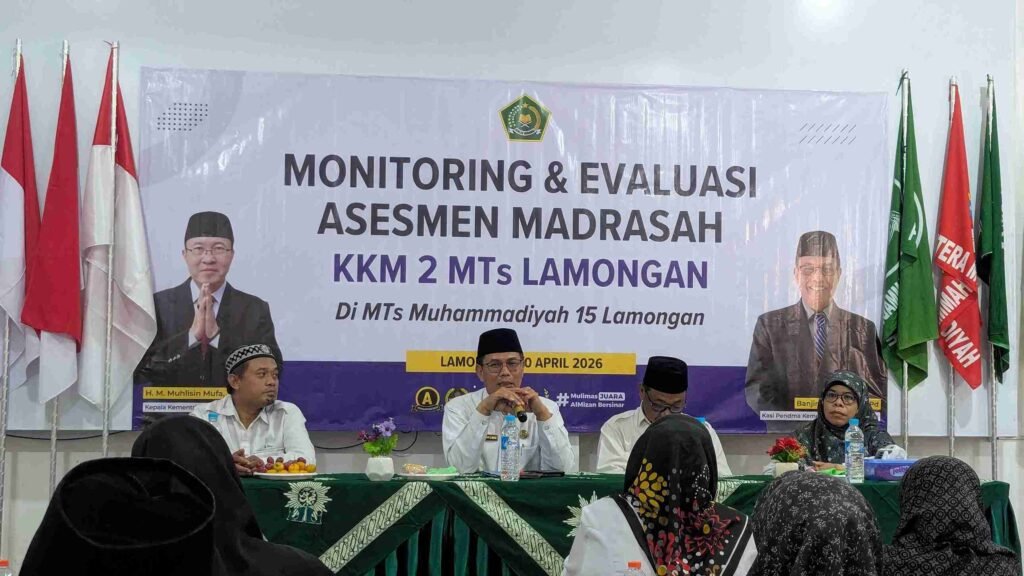 Kasi Penma Lamongan Tekankan Validitas Data dan Kesiapan Teknis dalam Asesmen Madrasah di MTs Mulimas Al Mizan