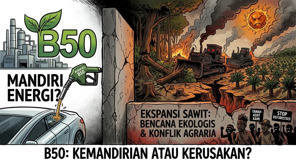 B50 Sawit Indonesia: Solusi Energi atau Ancaman Lingkungan?