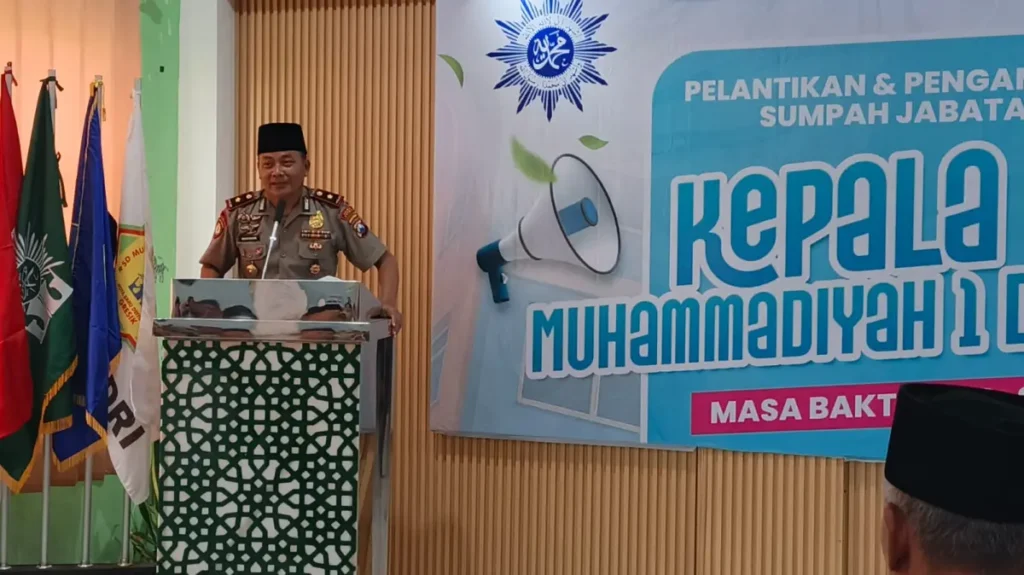 Kapolsek Driyorejo Apresiasi Pengukuhan Kepala SD Mudri