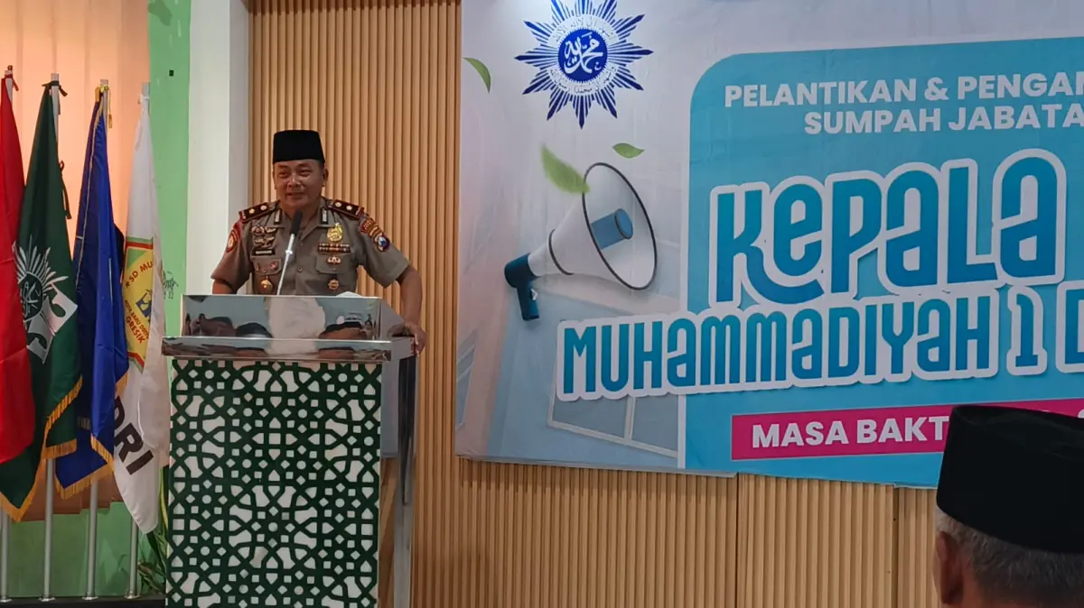 Kapolsek Driyorejo Apresiasi Pengukuhan Kepala SD Mudri