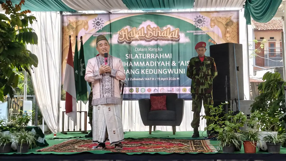 Halalbihalal Kedungwuni Hadirkan Ketua Umum PWM Jateng, Warga Muhammadiyah-Aisyiyah Padati Masjid Al-Hidayah