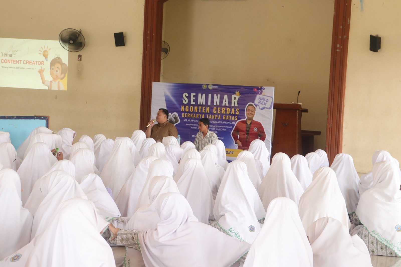 Asah Skill Ngonten, Siswa MASELA Ikuti Seminar Content Creator