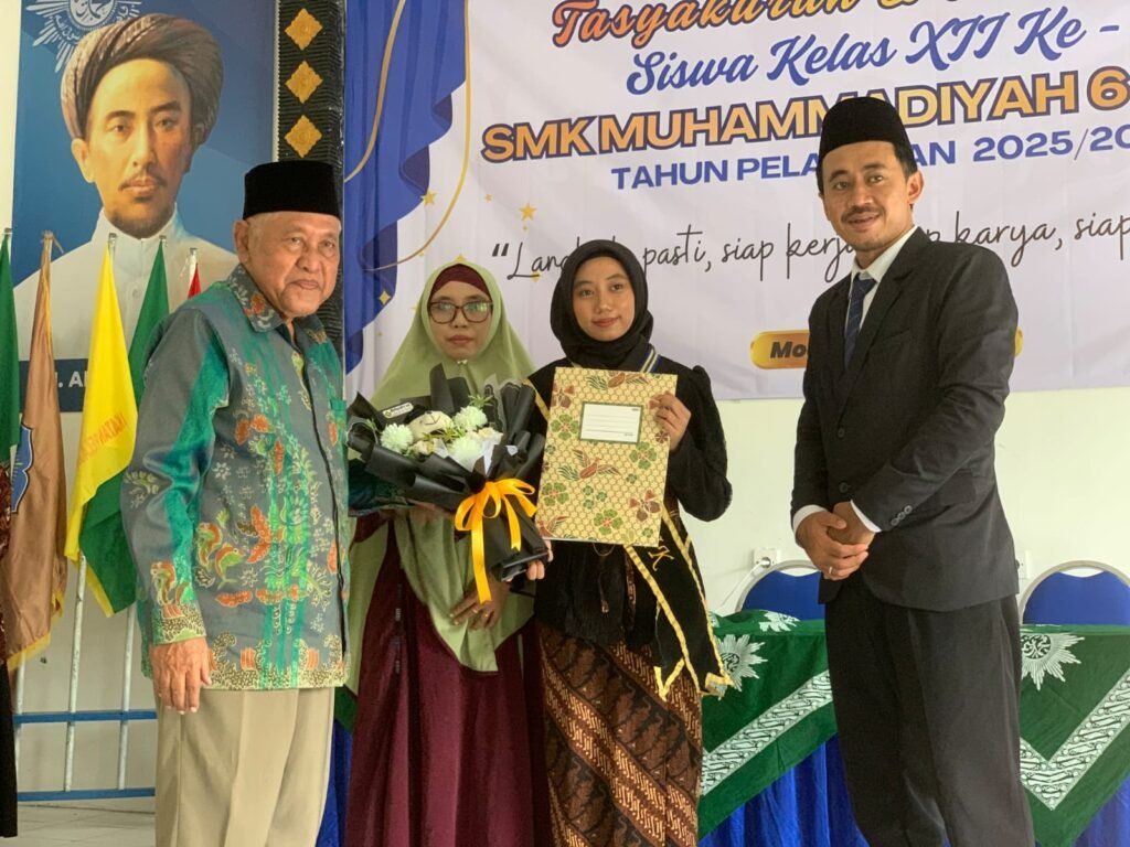 Tasyakuran dan Pelepasan Siswa Kelas XII ke-37 SMK Muhammadiyah 6 Modo Berlangsung Khidmat