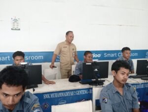 Pengawas Wali SMK Banyuwangi Monitoring Pelaksanaan PSAJ 2026 di SMK Muda Genteng