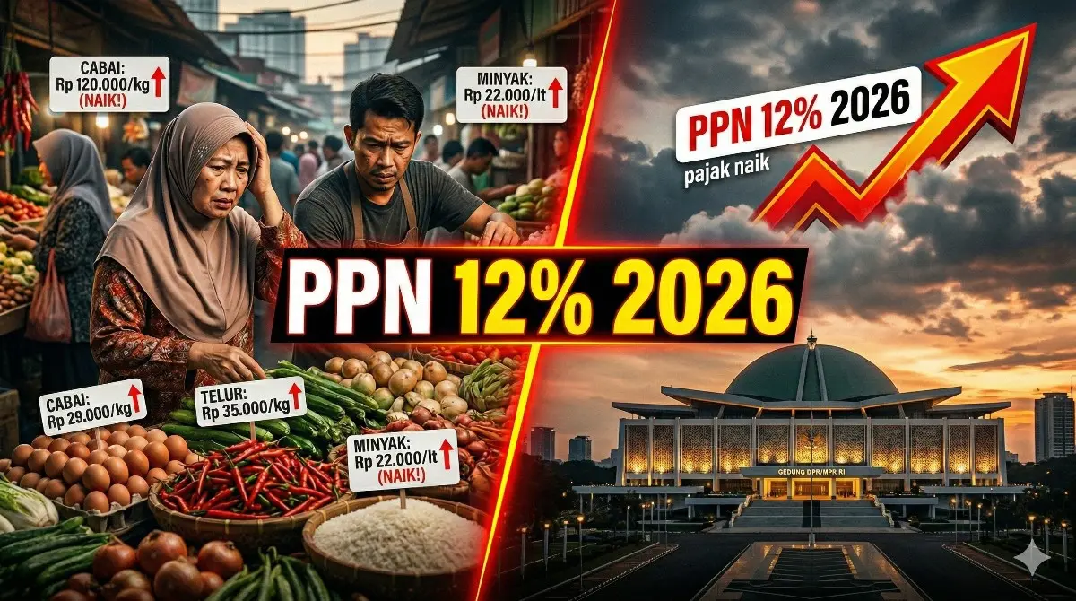 PPN 12% 2026: Strategi Fiskal vs Realitas Berat Rakyat