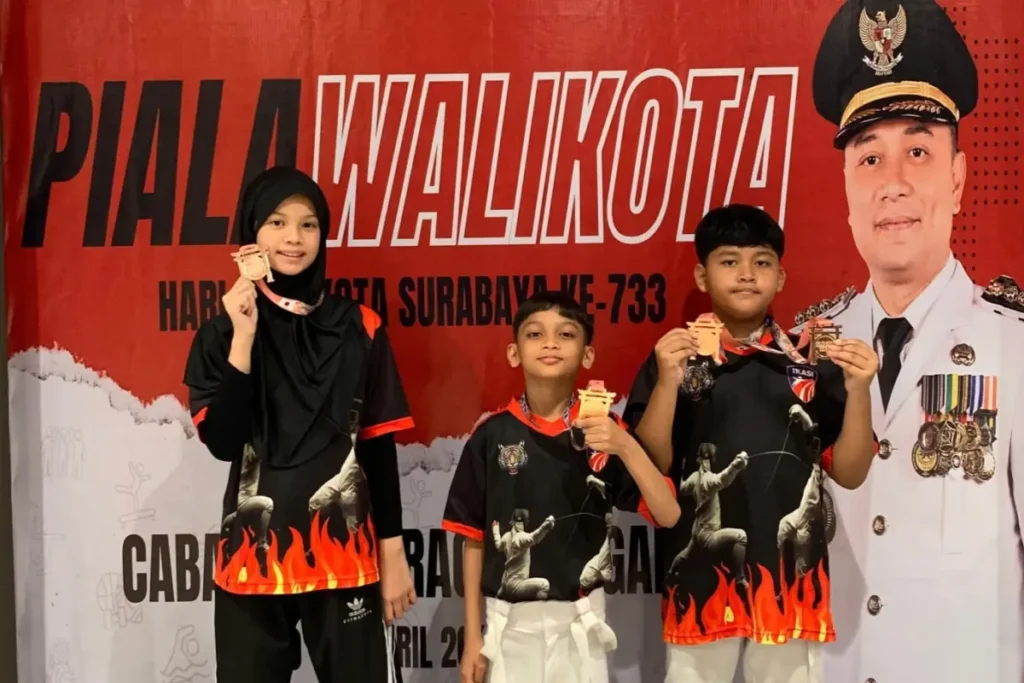 Tim Anggar Mudipat Borong Juara di SLC CUP 2026 Surabaya