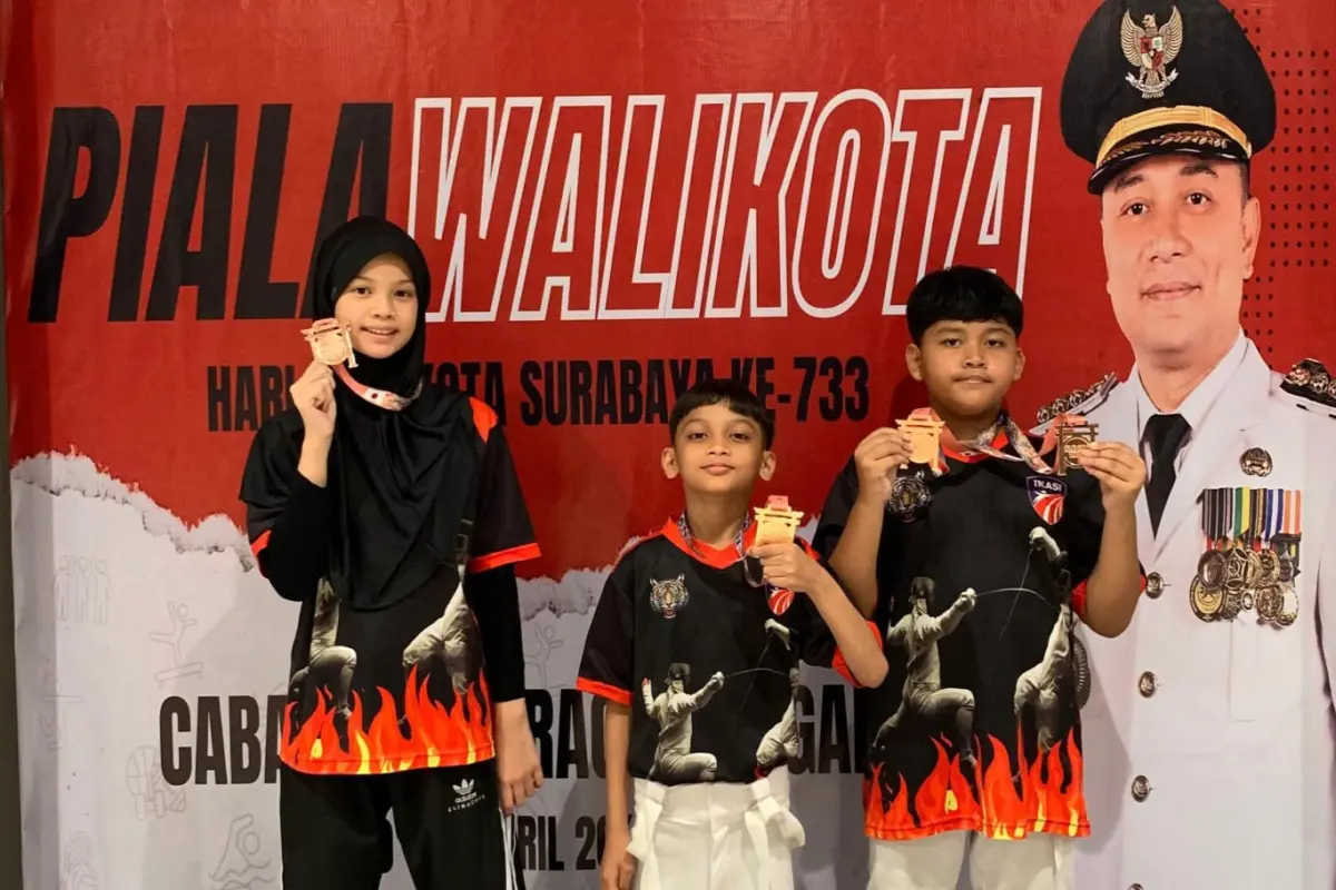 Tim Anggar Mudipat Borong Juara di SLC CUP 2026 Surabaya