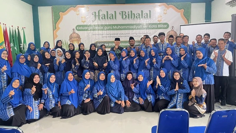 Halalbihalal Keluarga Besar Forum Guru Muhammadiyah se-Kota Blitar Penuh Keakraban