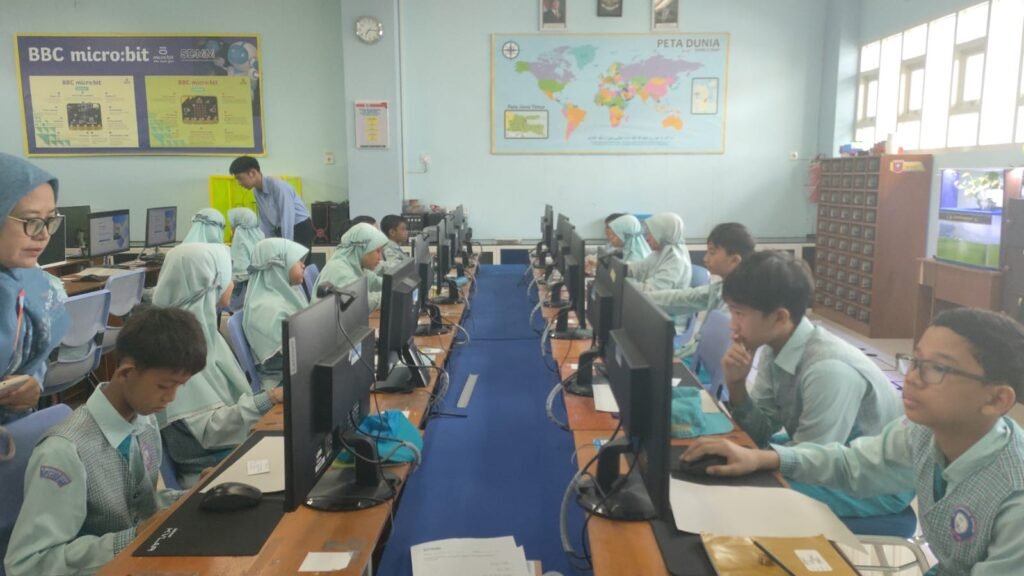 109 Siswa SDMM Ikuti Try Out TKA Online