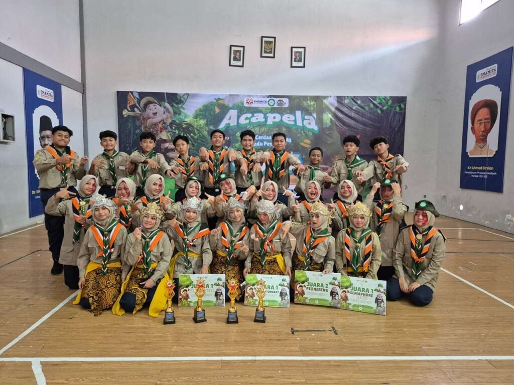 Bersaing Ketat dengan Puluhan Regu, Spemdalas Raih Empat Juara Acapela Jatim