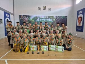 Bersaing Ketat dengan Puluhan Regu, Spemdalas Raih Empat Juara Acapela Jatim