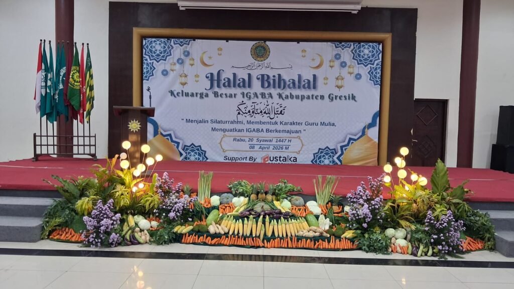 Meriah Warna Warni, Deretan Hasil Bumi Semarakkan Panggung Halalbihalal IGABA Kabupaten Gresik