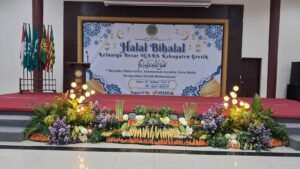 Meriah Warna Warni, Deretan Hasil Bumi Semarakkan Panggung Halalbihalal IGABA Kabupaten Gresik