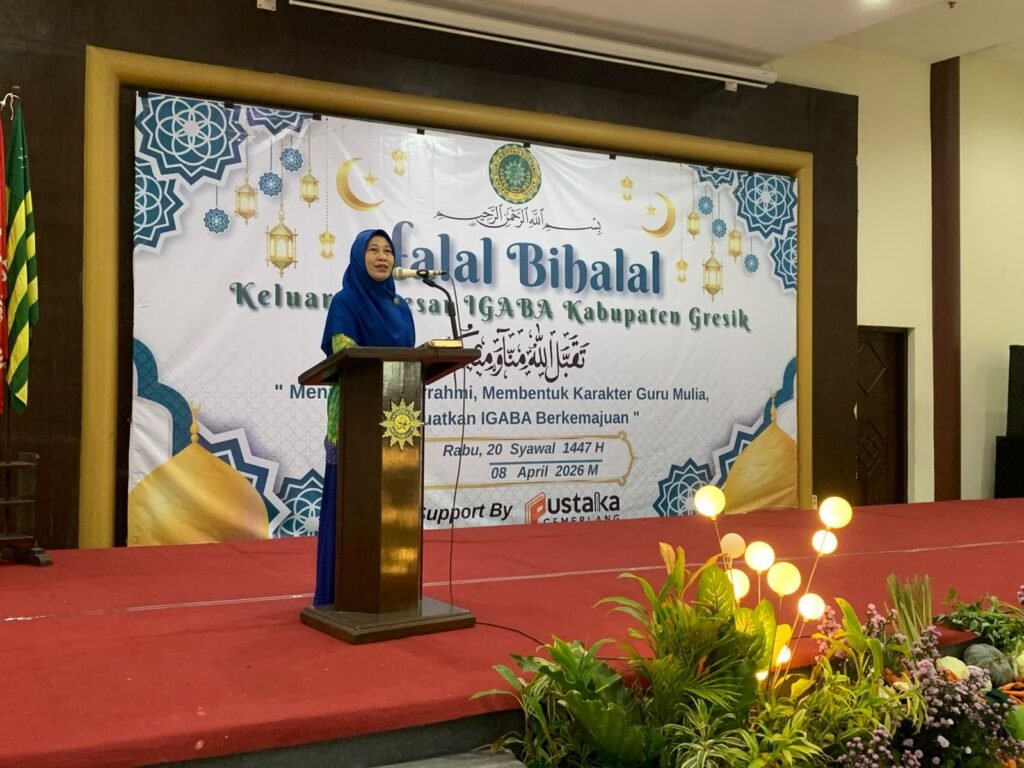 Tak Sekadar Tradisi Tahunan, Ketua PD IGABA Gresik Sampaikan Pesan Menyentuh Saat Halalbihalal Guru KB-TK se-Kabupaten Gresik