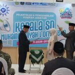 Istimewa, Pengambilan Sumpah Jabatan Kepala Sekolah SD Muhammadiyah 1 Driyorejo Gresik Dihadiri Muspika