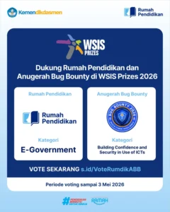 Rumah Pendidikan dan Bug Bounty Masuk Nominasi Dunia, Kemendikdasmen Ajak Masyarakat Dukung di ITU WSIS 2026